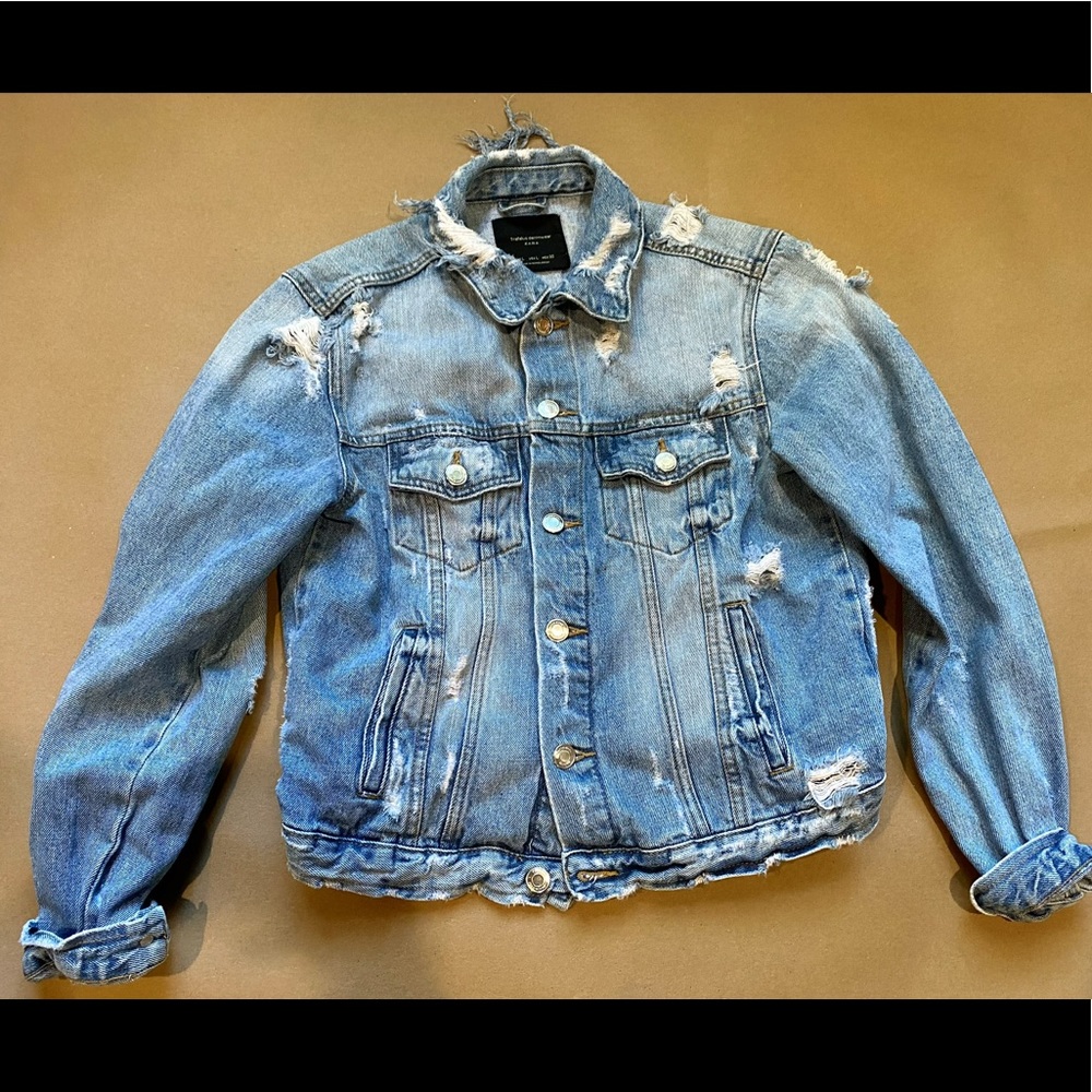 Distressed Denim Jacket
